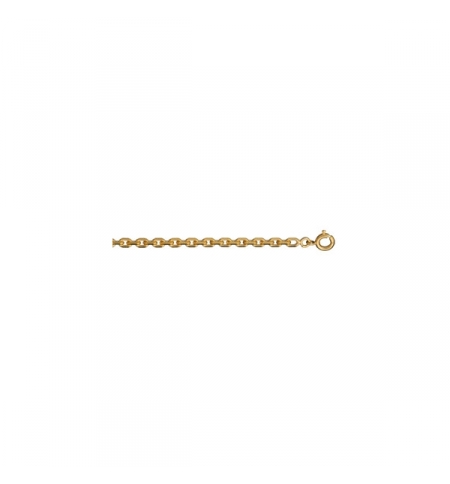 CHAINE FORCAT 3MM 55CM PLAQUÉ OR