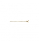 CHAINE FORCAT 1.6MM 50CM PLAQUÉ OR