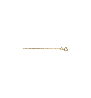 CHAINE FORCAT 1.6MM 50CM PLAQUÉ OR