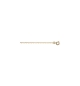 CHAINE FORCAT 1.6MM 50CM PLAQUÉ OR
