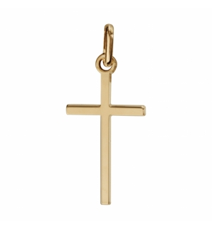 CROIX PT MODELE SOBRE PLAQUÉ OR