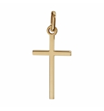 CROIX PT MODELE SOBRE PLAQUÉ OR