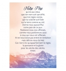 Carte Notre Père (Montagnes)
