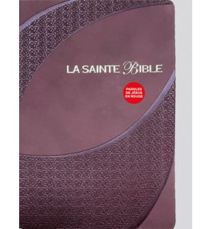La Sainte Bible Segond 1910 - Brune - Gros caractères