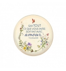 Magnet décoratif croix "Mot d'Ordre 2024 "