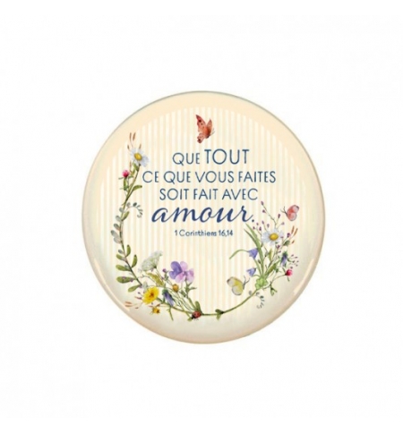 Magnet décoratif  "Mot d'Ordre 2024 "