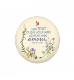Magnet décoratif croix "Mot d'Ordre 2024 "