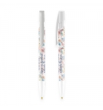Stylo Motifs floraux pastels "Aime la vie..."