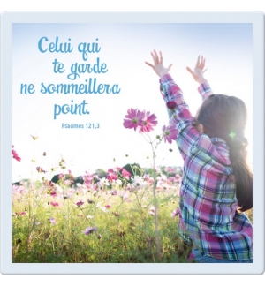 Céramique sans cadre"Celui qui te garde ne sommeillera point  Ps 121, 3