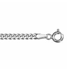 CHAINE GOURMETTE 2.7MM 60CM ARGENT RHODIÉ 