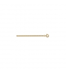 CHAINE GOURMETTE 2.1MM 45CM PLAQUÉ OR 