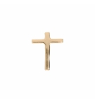 PIN'S PLAQUÉ OR CROIX 