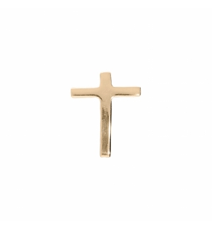 PIN'S PLAQUÉ OR CROIX 
