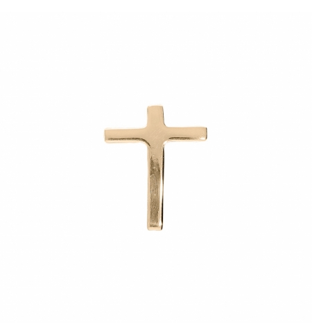 PIN'S PLAQUÉ OR CROIX 