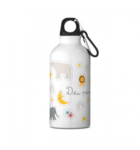 Gourde enfant "Dieu prend soin de moi"