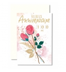 Carnet Joyeux Anniversaire 3 roses