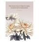 Carte avec verset Fleurs blanches dessinées