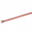 Bracelet tissé "WWJD" vieux rose