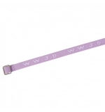 Bracelet tissé "WWJD" parme
