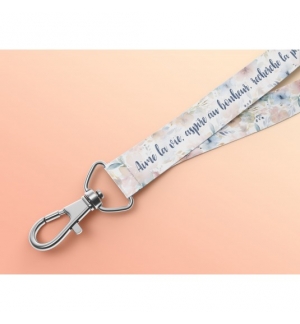 Porte-clé ruban "Aime la vie"
