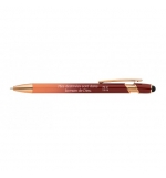 Stylo alu Princy bordeaux "Mes destinées..."