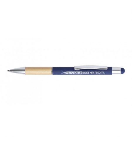 Stylo aluminium bleu "Le Seigneur dirige mes projets" Stylo aluminium bleu "Le Seigneur dirige mes projets"
