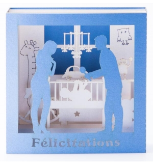Carte CHAMBRE BEBE GARCON 3D