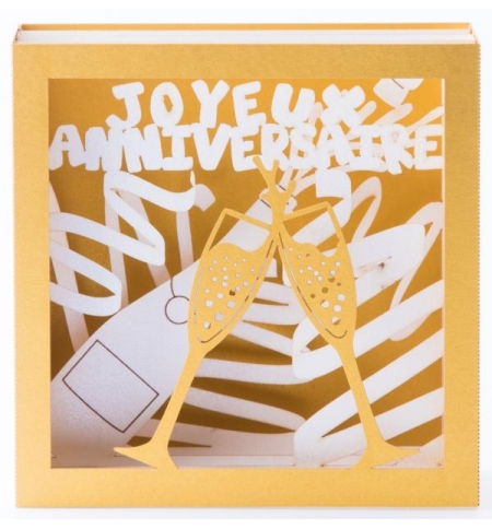 Carte CHAMPAGNE 3D