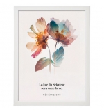 POSTER A4 avec cadre"La joie du Seigneur…" - Néhémie 8, 10