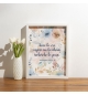 POSTER A4 avec cadre "Aime la vie, aspire au bonheur, recherche la paix"