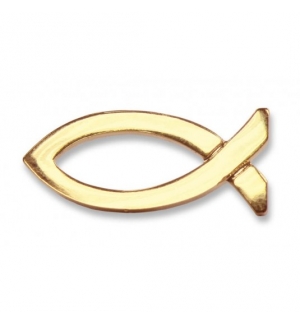 Pins Ichtus doré
