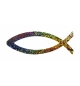 Ichtus magnétique "Arc-en-ciel"