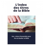 L'index des titres de la Bible