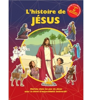 L'histoire de Jésus avec 60 autocollants réutilisables - Jacob Vium Olesen