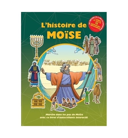 L'histoire de Moïse avec 70 autocollants réutilisables -  Jacob Vium Olesen