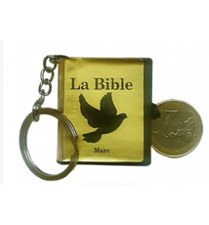 L'Evangile de Marc sur un porte-clé
