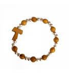 Bracelet flexible pour enfant - bois d'olivier - diam. 5mm