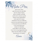 Carte Le Notre Père (Branches bleues)
