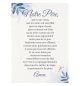 Carte Le Notre Père (Branches bleues)