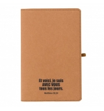 Carnet en papier kraft lavé A5