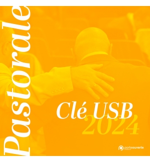 Clé USB Pastorale 2024 MP3 et MP4 