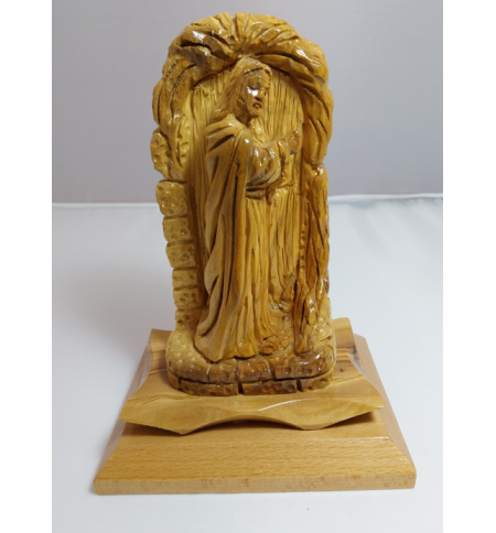Personnage de crêche en bois