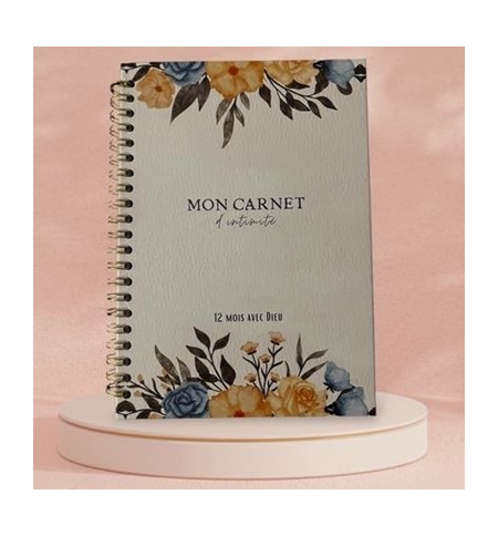 Mon carnet d'intimité 12 mois avec Dieu, journal