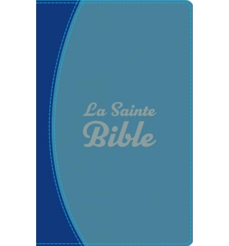 Bible Compacte Segond 1910 couverture souple duo bleue