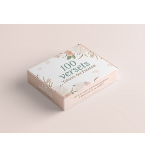 Lot de 100 mini-cartes Trésors des Psaumes