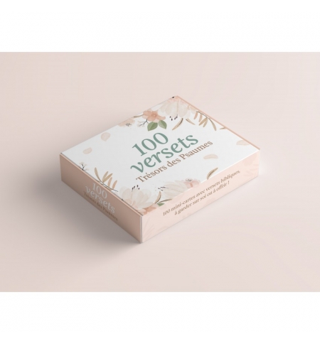 Lot de 100 mini-cartes Trésors des Psaumes Lot de 100 mini-cartes Trésors des Psaumes