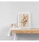POSTER A4 avec cadre floral "Espoir"