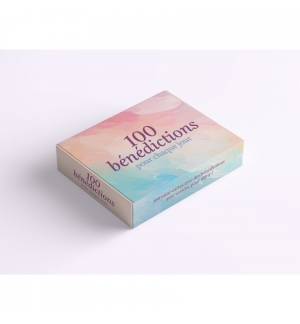 Lot de 100 mini-cartes "100 bénédictions pour chaque jour"