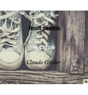 Nous savons - Claude Greder