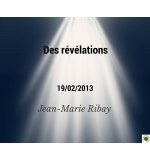 Des révélations - Jean-Marie Ribay - CD